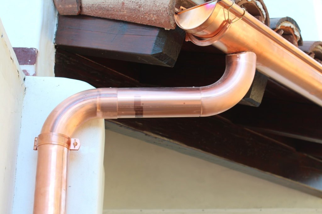 copper guttering style