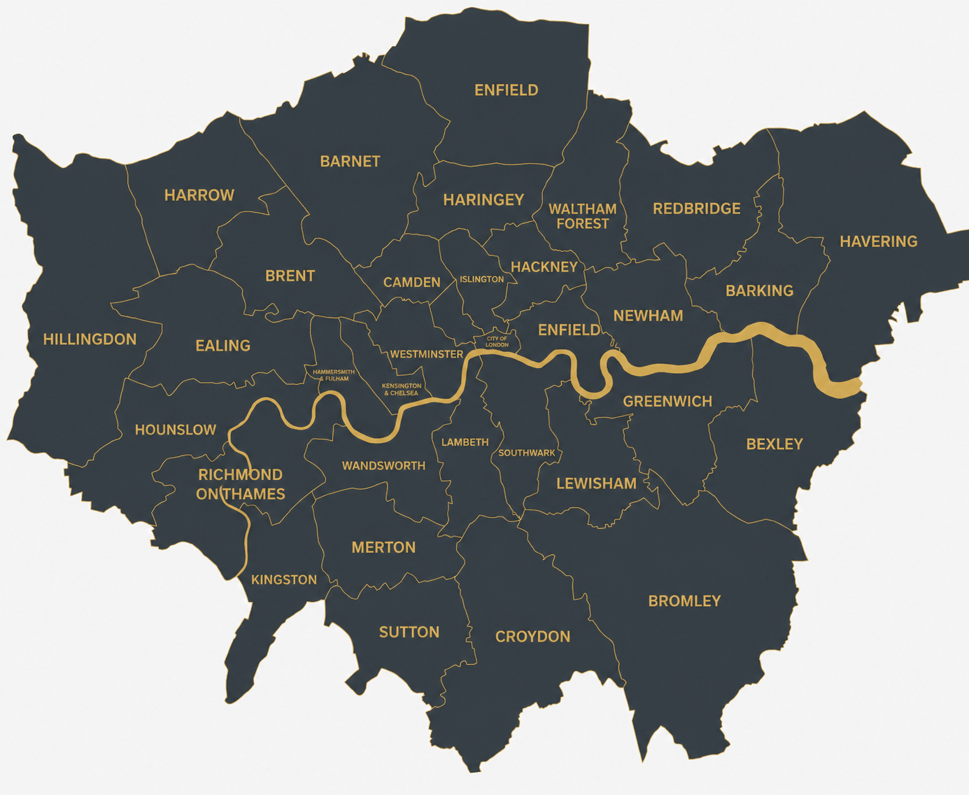 Areas of London we cover